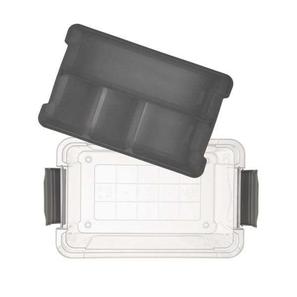 Plastična škatla za shranjevanje s pokrovom 35x23x17 cm Multi Stormax – Orion-image-1