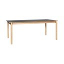 Jedilna miza iz masivnega hrasta 107x190 cm Oblique – Hübsch