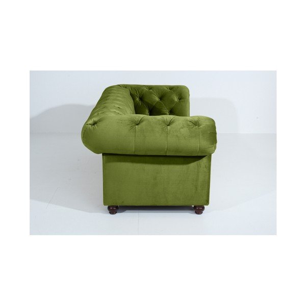Zelen kavč Max Winzer Orleans Velvet, 216 cm-image-3