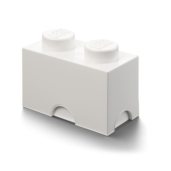 Bela dvojna škatla za shranjevanje LEGO®