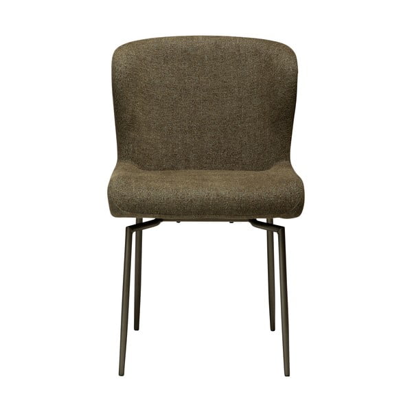 Kaki zelen oblazinjen jedilni stol Glam – DAN-FORM Denmark-image-3