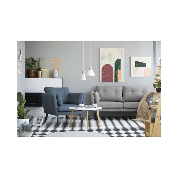 Temno moder fotelj Mazzini Sofas Elena-image-2