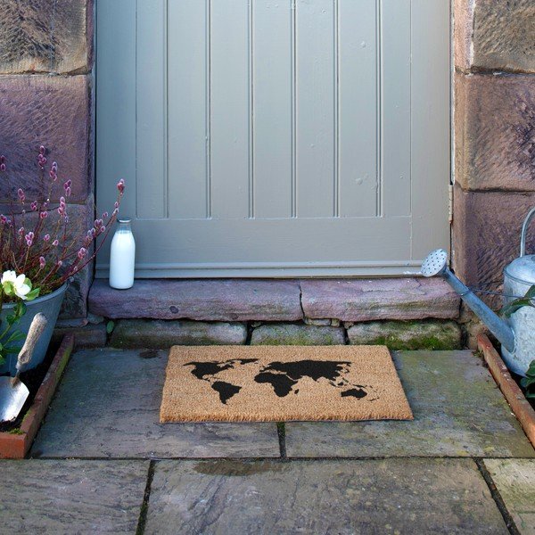 Predpražnik iz kokosovih vlaken 40x60 cm World Map – Artsy Doormats-image-4