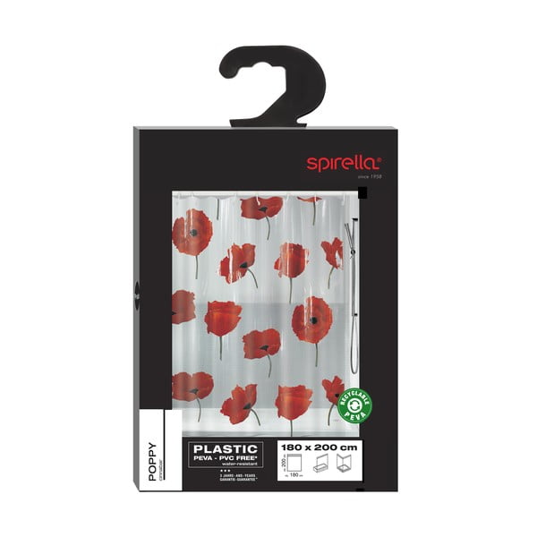 Zavesa za tuš 180x200 cm Poppy – Spirella-image-4