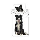 Enojna bombažna otroška posteljnina 140x200 cm Border Collie – Jerry Fabrics