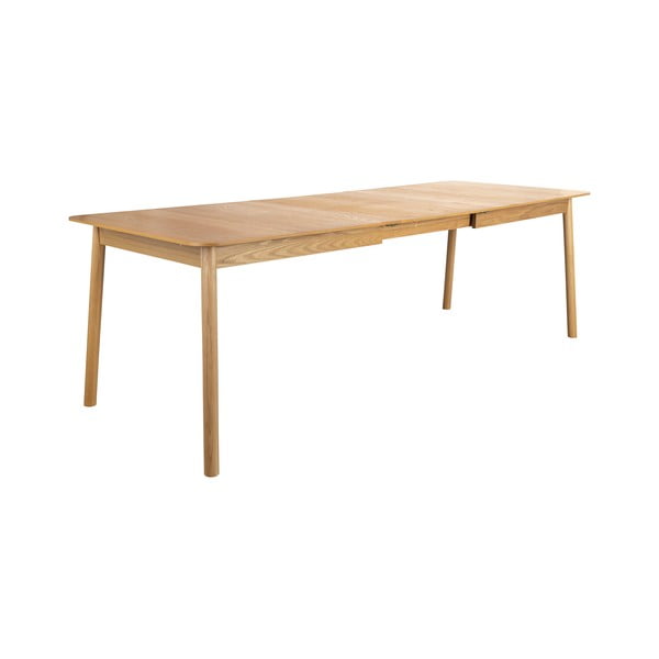 Raztegljiva jedilna miza z mizno ploščo v hrastovem dekorju 90x180 cm Glimps – Zuiver-image-2