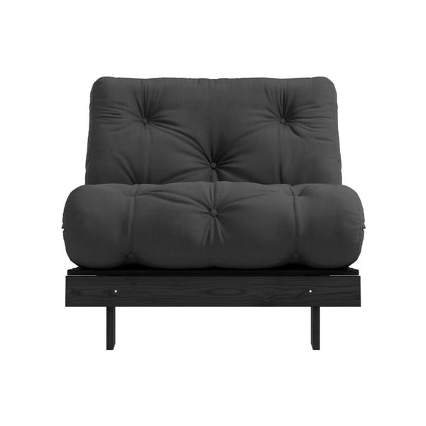 Raztegljiv fotelj Karup Design Roots Black/Dark Grey-image-1