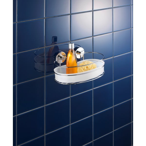 Bela kopalniška polica z namestitvijo brez vrtanja Milazzo – Wenko-image-1