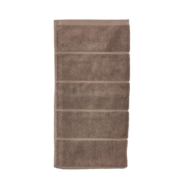 Svetlo rjava frotirna bombažna brisača 70x140 cm Sauna – Zone