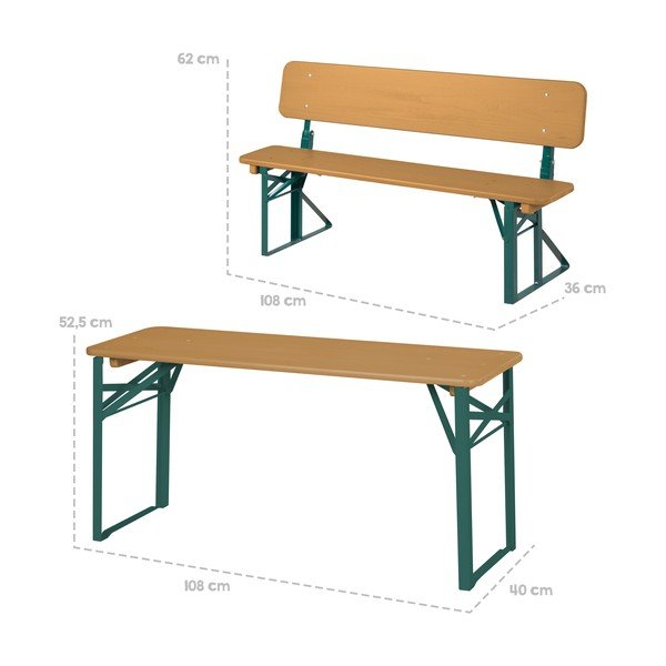 Komplet otroškega vrtnega pohištva 3 ks – Roba-image-3