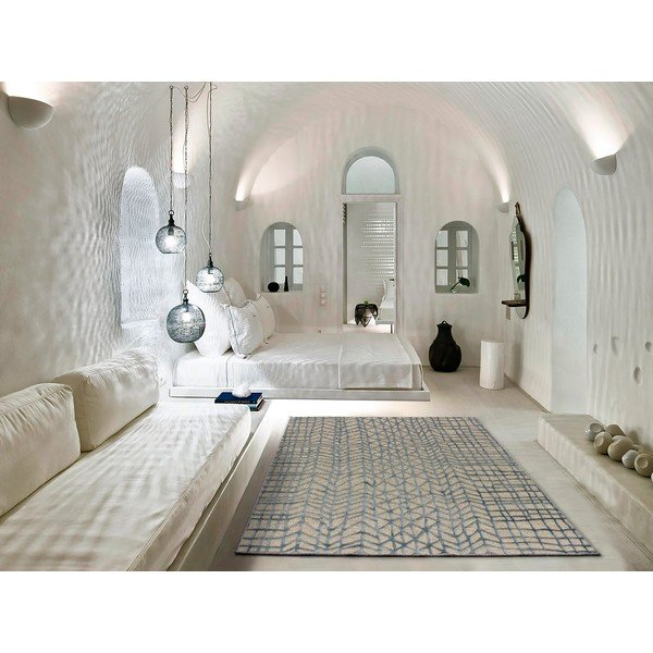 Modro-bež preproga 230x160 cm Cata - Universal-image-1