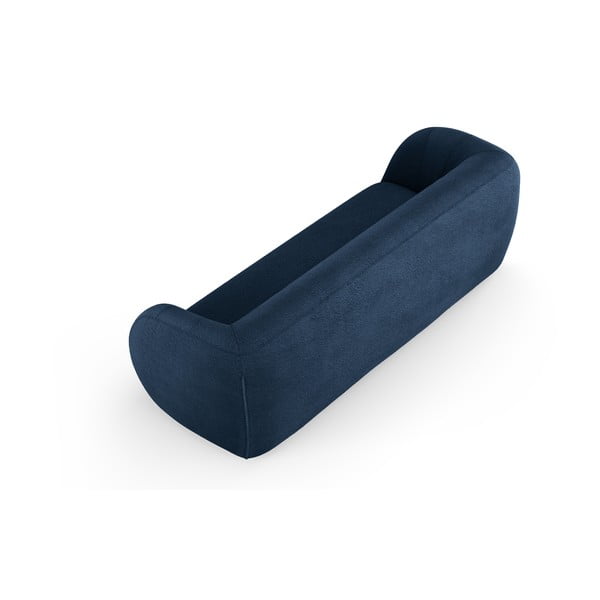 Modra sedežna garnitura iz tkanine bouclé 230 cm Essen – Cosmopolitan Design-image-3