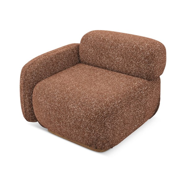 Oranžen/rjav modul za sedežno garnituro (levi kot) Ailani – Makamii-image-3