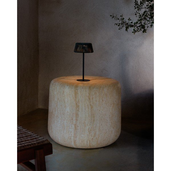 LED namizna/prenosljiva zunanja svetilka s solarnim panelom ø 11 cm Aldet – Kave Home-image-1