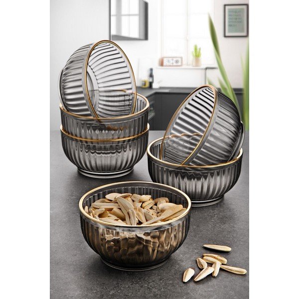 Skledice v kompletu 6 ks 0.25 l Fume – Hermia-image-1