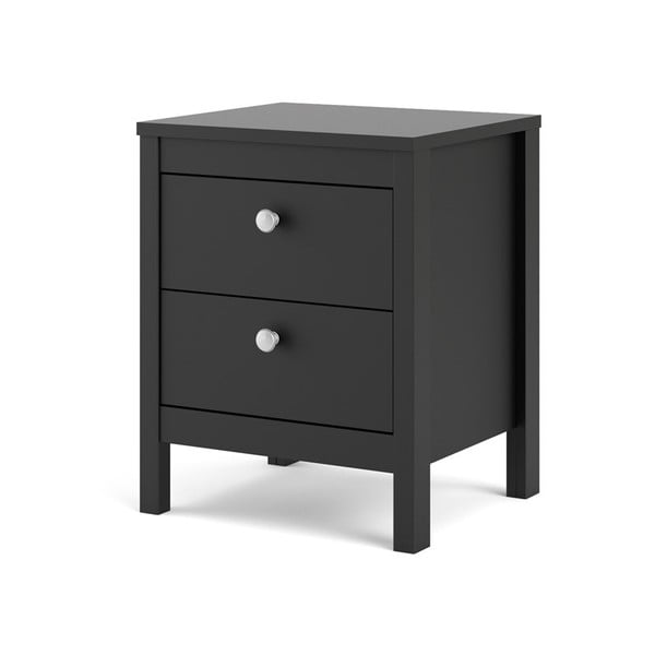 Črna nočna omarica Madrid - Tvilum-image-4