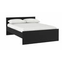 Črna zakonska postelja 140x190 cm Naia – Tvilum