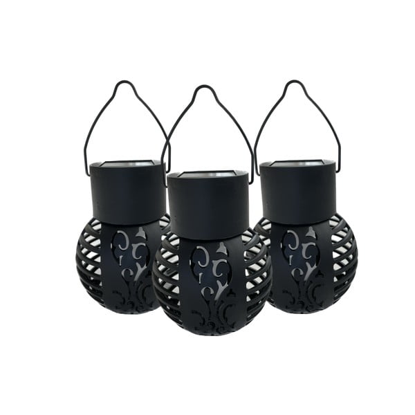 Zunanje svetilke v kompletu 3 ks s solarnim panelom (višina 9 cm) – Garden Pleasure