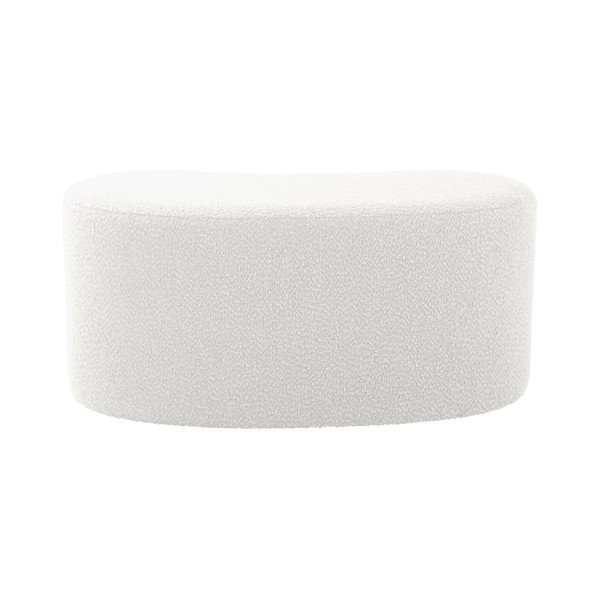 Bel tabure iz tkanine bouclé Ada – Leitmotiv-image-4