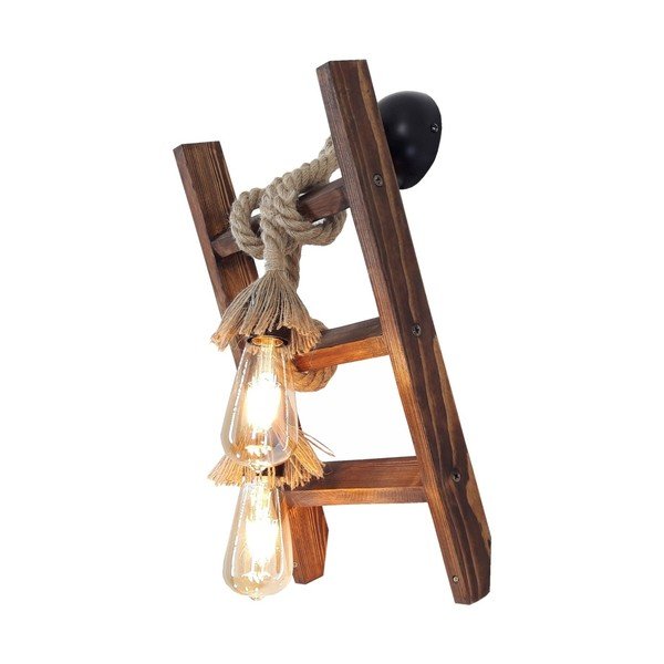 Lesena stenska svetilka Merdiven-image-1