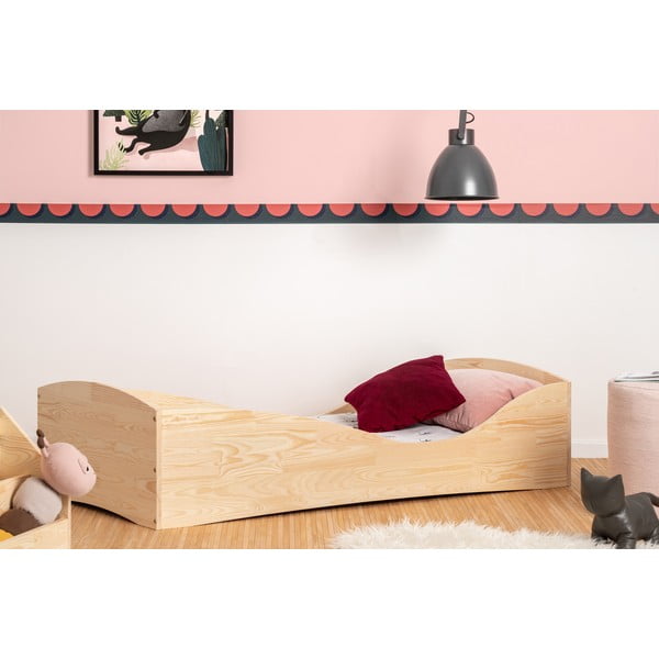 Otroška postelja iz borovega lesa Adeko Pepe Elk, 90 x 180 cm