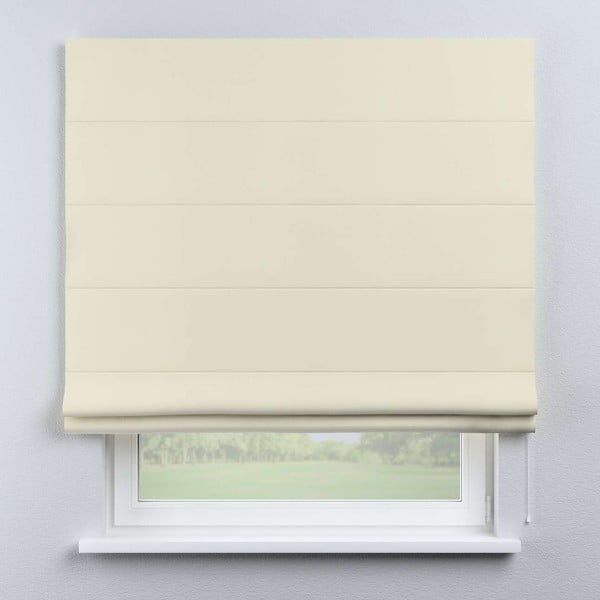 Bež gubani rolo 170x100 cm Posh Velvet - Yellow Tipi-image-4