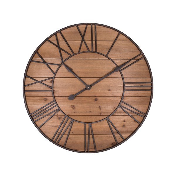 Stenska ura Antic Line Bois, ø 90 cm