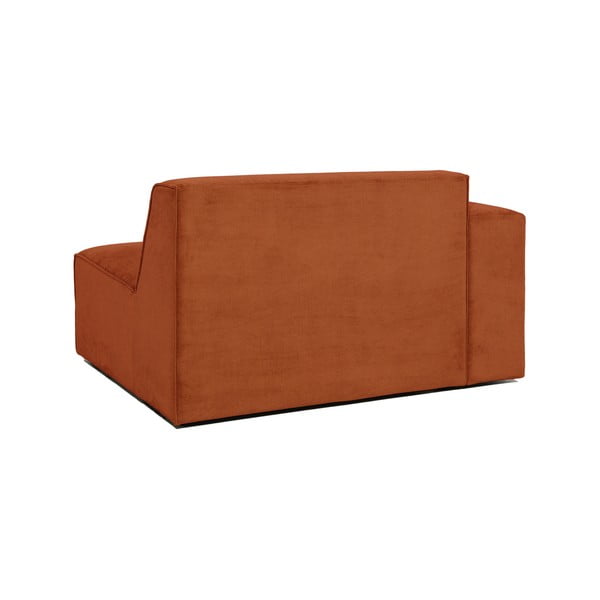 Oranžen končni modul kavča Scandic Sting, 124 cm, levi kot-image-3