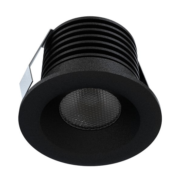 Črno LED točkovno svetilo ø 4 cm – SULION-image-2