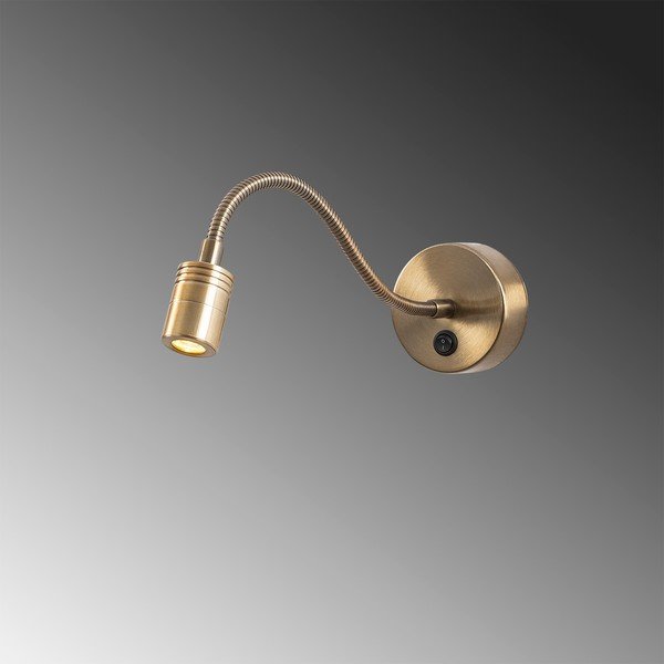 LED stenska svetilka v zlati barvi Reading – Opviq lights-image-3