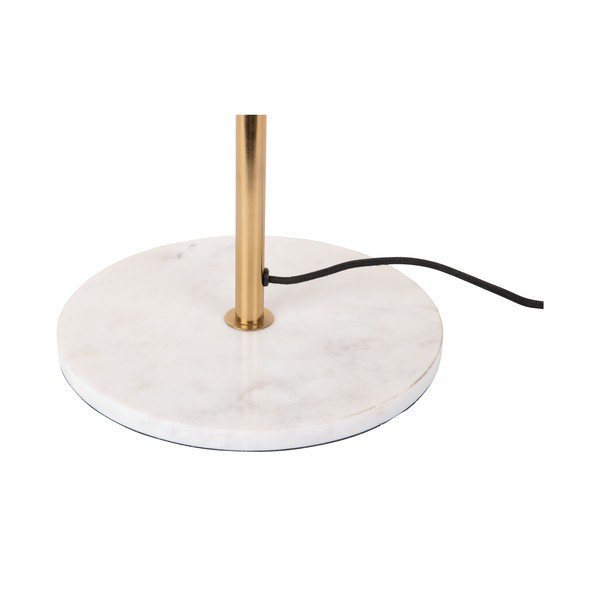 Črna/zlata stoječa svetilka s kovinskim senčilom (višina 154 cm) Waved – Leitmotiv-image-2