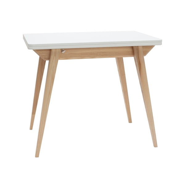 Zložljiva jedilna miza z belo ploščo 65x90 cm Envelope - Ragaba