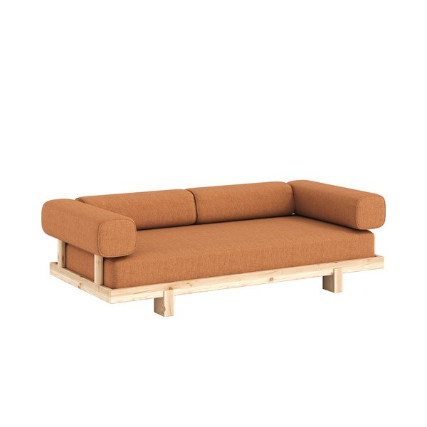 Oranžna sedežna garnitura 214 cm Stay – Karup