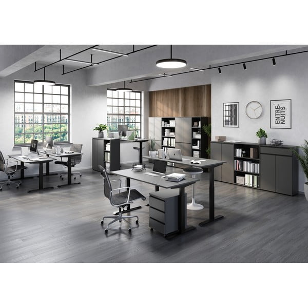 Električna dvižna pisalna miza z nastavljivo višino 80x180 cm Bedano – Germania-image-3