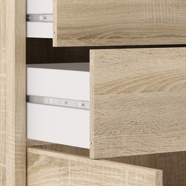 Modularna knjižna omara iz naravnega hrasta 89x113 cm Prima - Tvilum-image-3