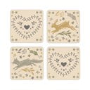 Komplet 4 podstavkov Cooksmart® Foxy Cork