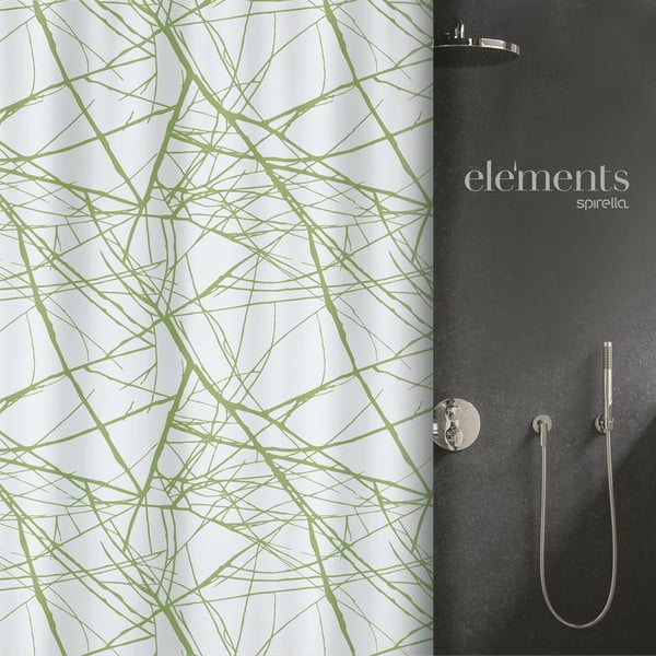 Zavesa za tuš 180x200 cm Fores – Spirella-image-1