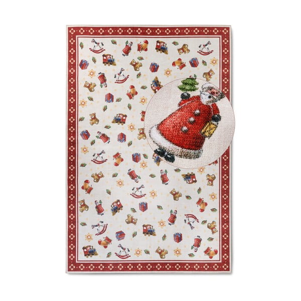 Rdeča preproga z božičnim motivom 160x230 cm Red Christmas – Villeroy&Boch