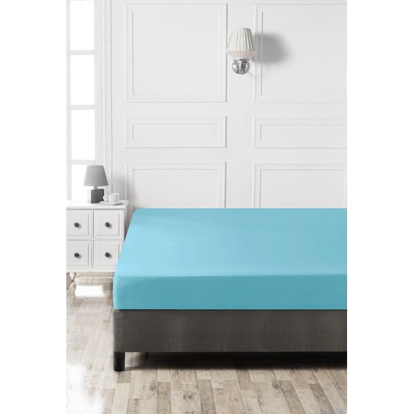 Turkizna napenjalna bombažna rjuha 140x200 cm – Mijolnir-image-2