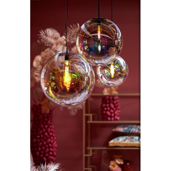 Viseča svetilka s steklenim senčilom ø 48 cm Medina – Light & Living-image-3