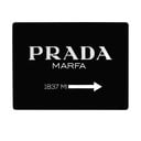 Črna namizna podloga Black Prada - Little Nice Things