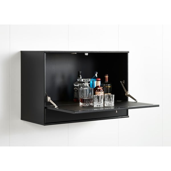 Črna omarica za vino 89x61 cm Mistral 004 - Hammel Furniture-image-4