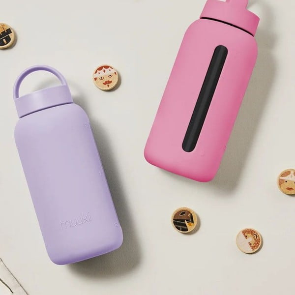 Svetlo vijolična steklenica za vodo za na pot 720 ml Pastel Lilac – Muuki-image-1
