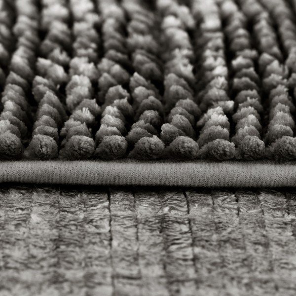 Temno sive kopalniške preproge v kompletu 2 ks za WC 80x50 cm Bati – Restilo-image-4