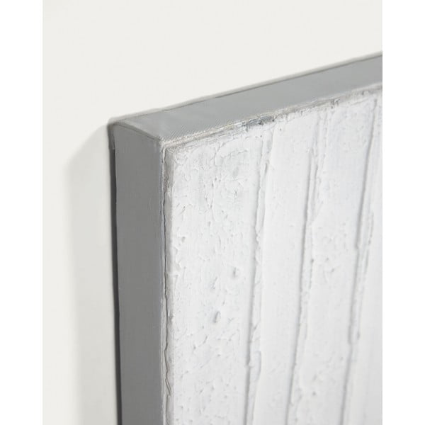 Ročno naslikana slika 90x90 cm Basilisa – Kave Home-image-2