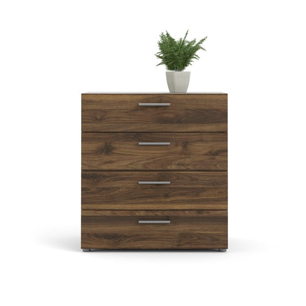 Komoda v orehovem dekorju Tvilum Pepe 80 x 68 cm-image-4