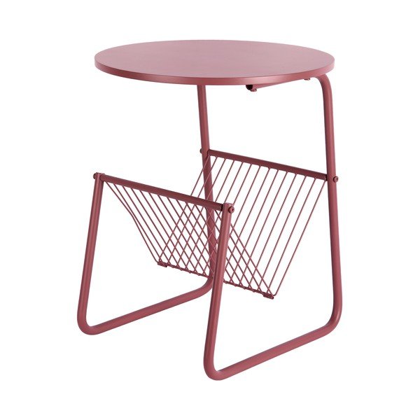 Kovinska okrogla stranska mizica ø 40 cm Riqueza Revista – Leitmotiv