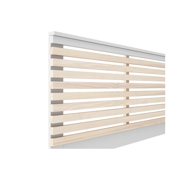 Belo/naravno vzglavje v borovem dekorju 146x100 cm Campus – Marckeric-image-4