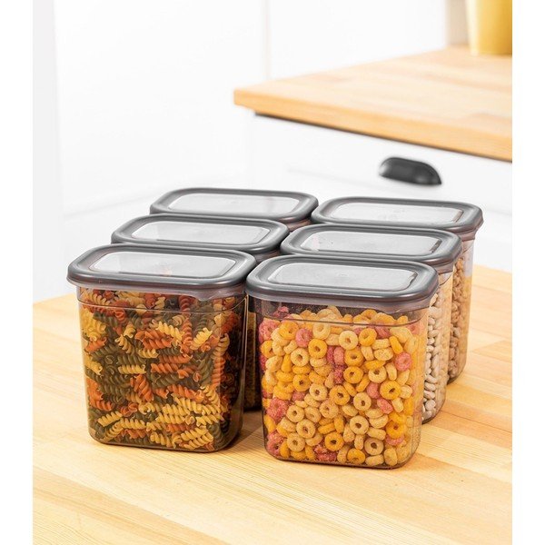 Posode za shranjevanje v kompletu 6 ks živil Fresco – Hermia-image-1