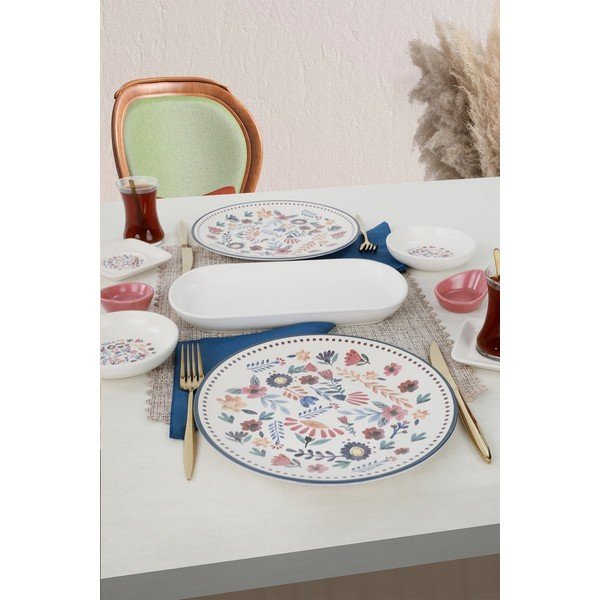 11-delni keramični jedilni set My Ceramic Springtime-image-1